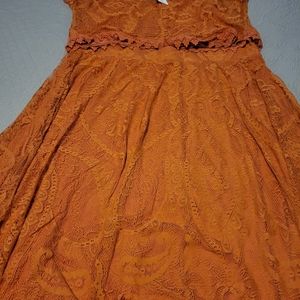 Torrid 2 piece lace skirt and top